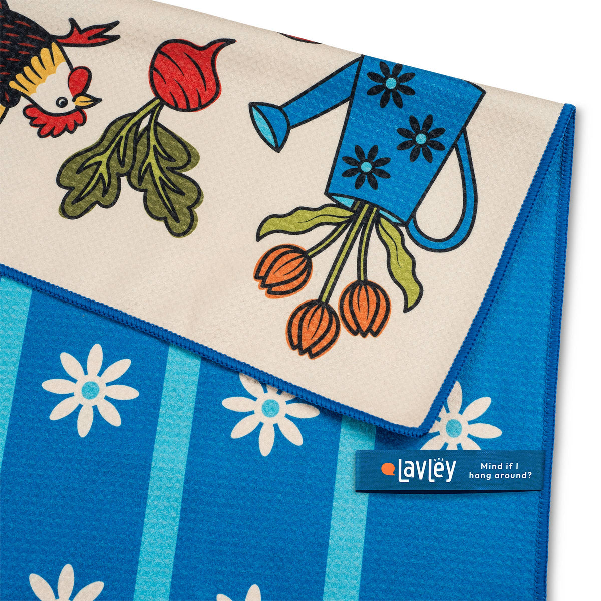 Fresh Out of Clucks Funny Chicken Microfiber Kitchen Towel