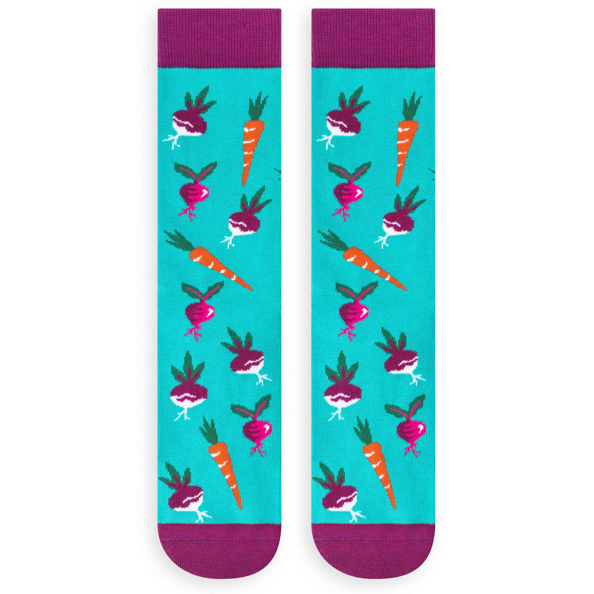 Stay Rooted Colorful Vegetable Garden Socks for Women