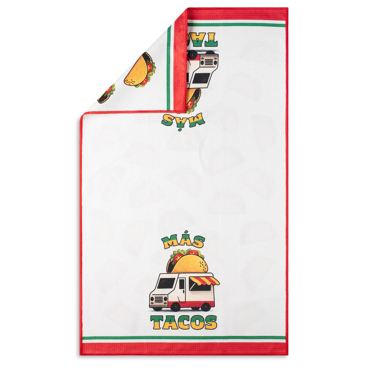 Mas Tacos Funny Food Design Microfiber Kitchen Tea Towel