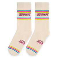 Mommin' Aint Easy Funny Socks for Mom One Size fits Most