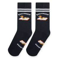 Bookworm Socks for Book Readers Unisex for Men and Women