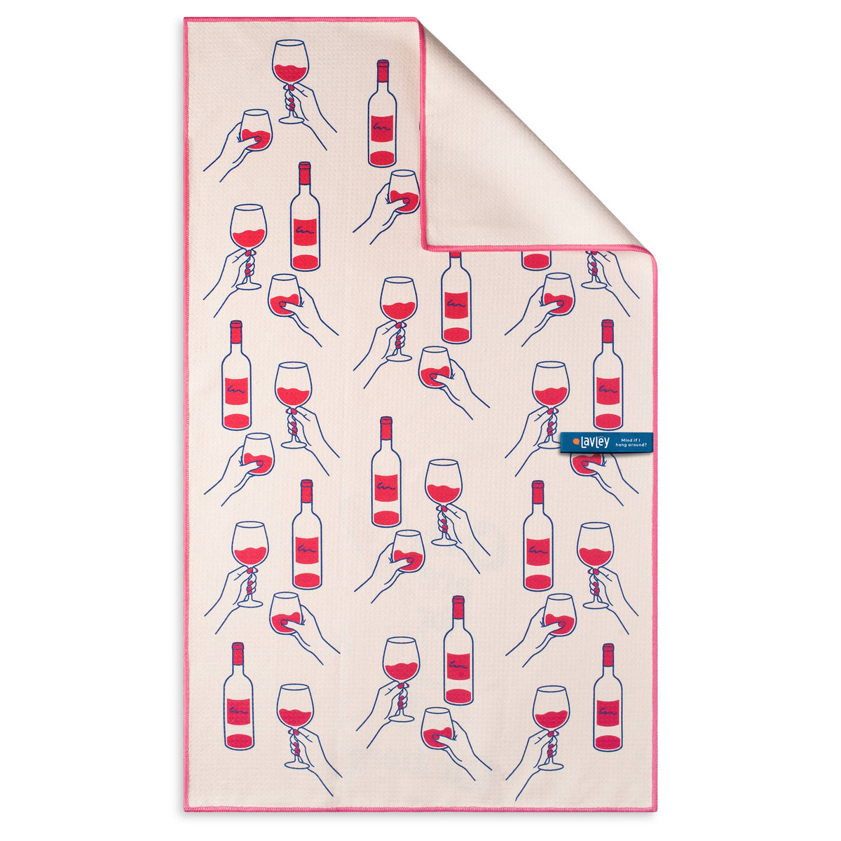 Corks Are for Quitters Funny Wine Microfiber Kitchen Towel