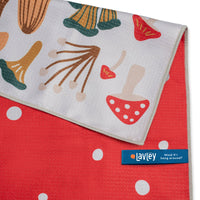 Mush Love Funny Mushroom Decor Microfiber Kitchen Tea Towel