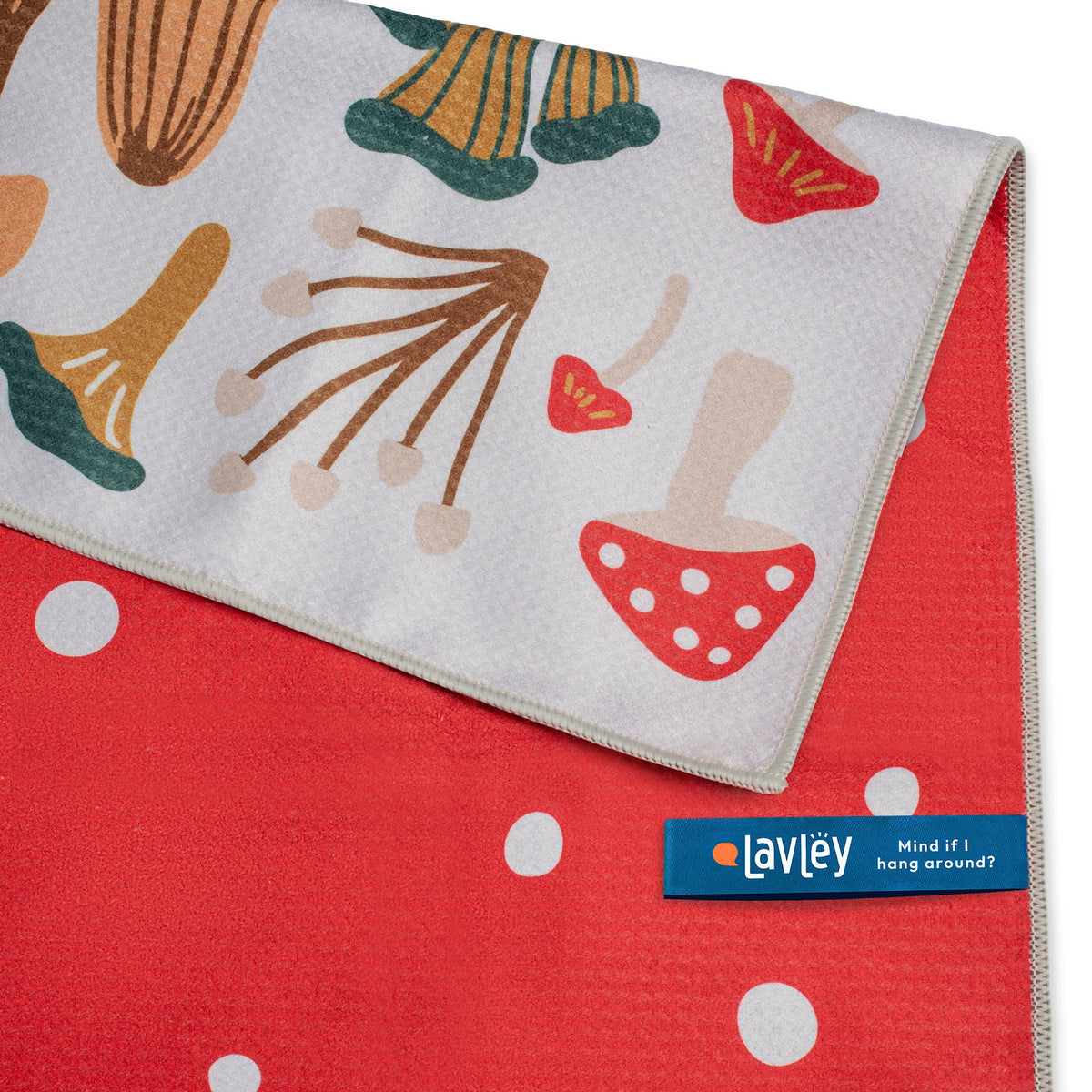 Mush Love Funny Mushroom Decor Microfiber Kitchen Tea Towel