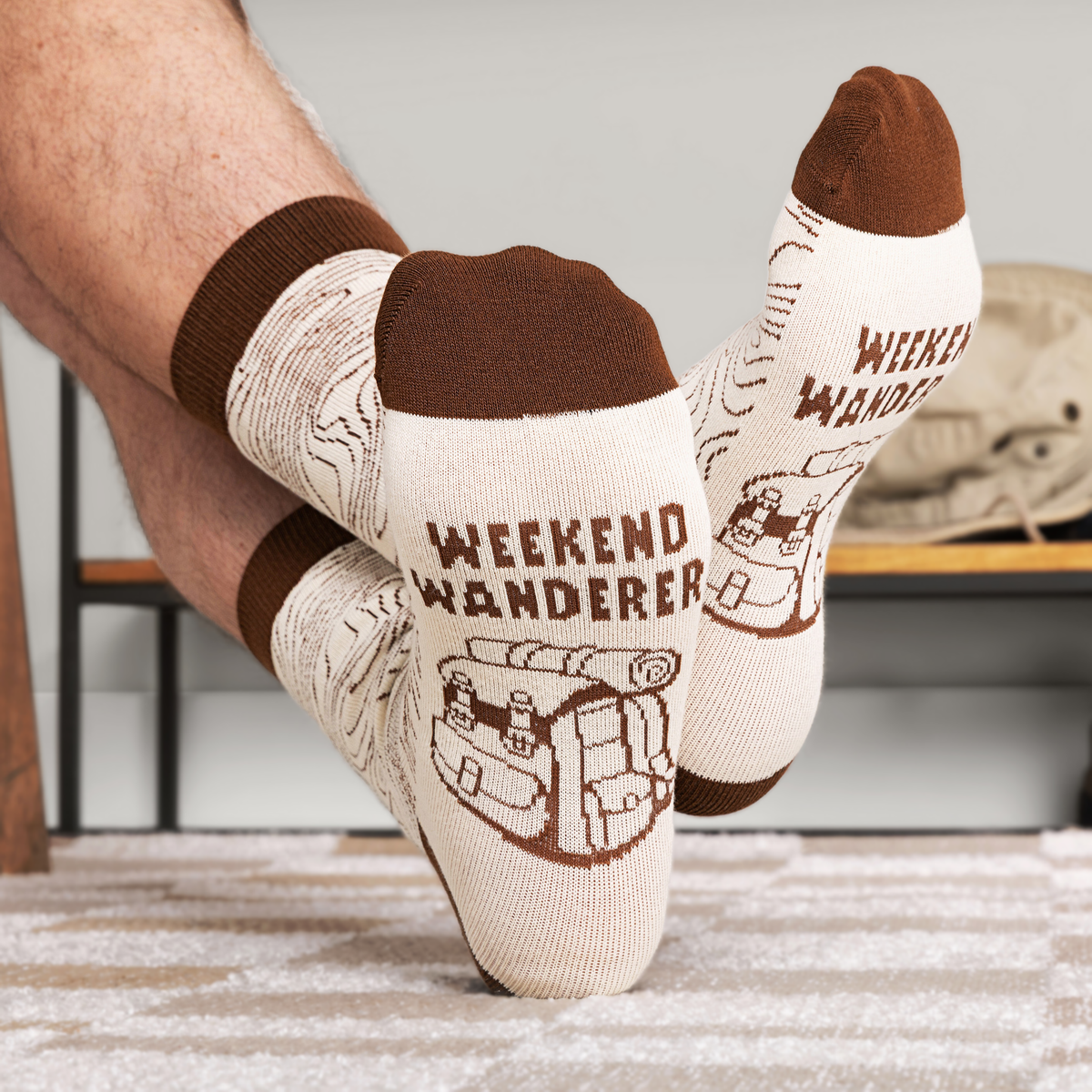 Weekend Wanderer Socks for Hikers and Outdoor Lovers