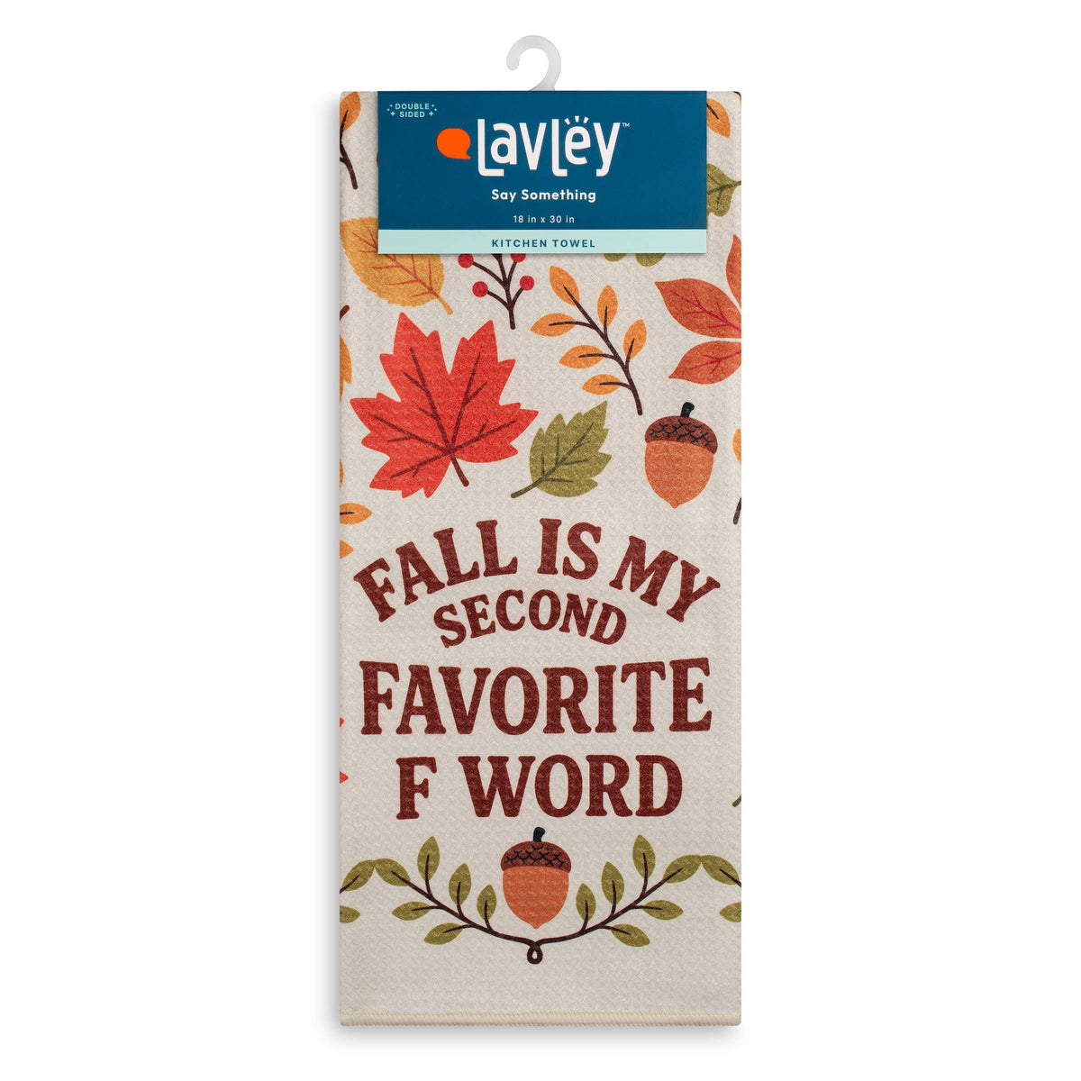 Fall Is My 2nd Favorite F-Word Microfiber Kitchen Tea Towel