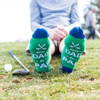 Best Dad By Par Socks