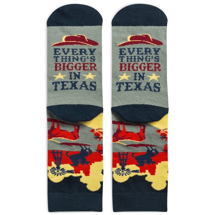 Everything's Bigger In Texas Socks