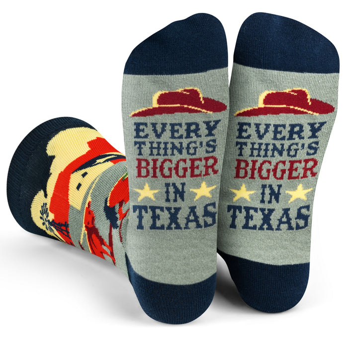 Everything's Bigger In Texas Socks