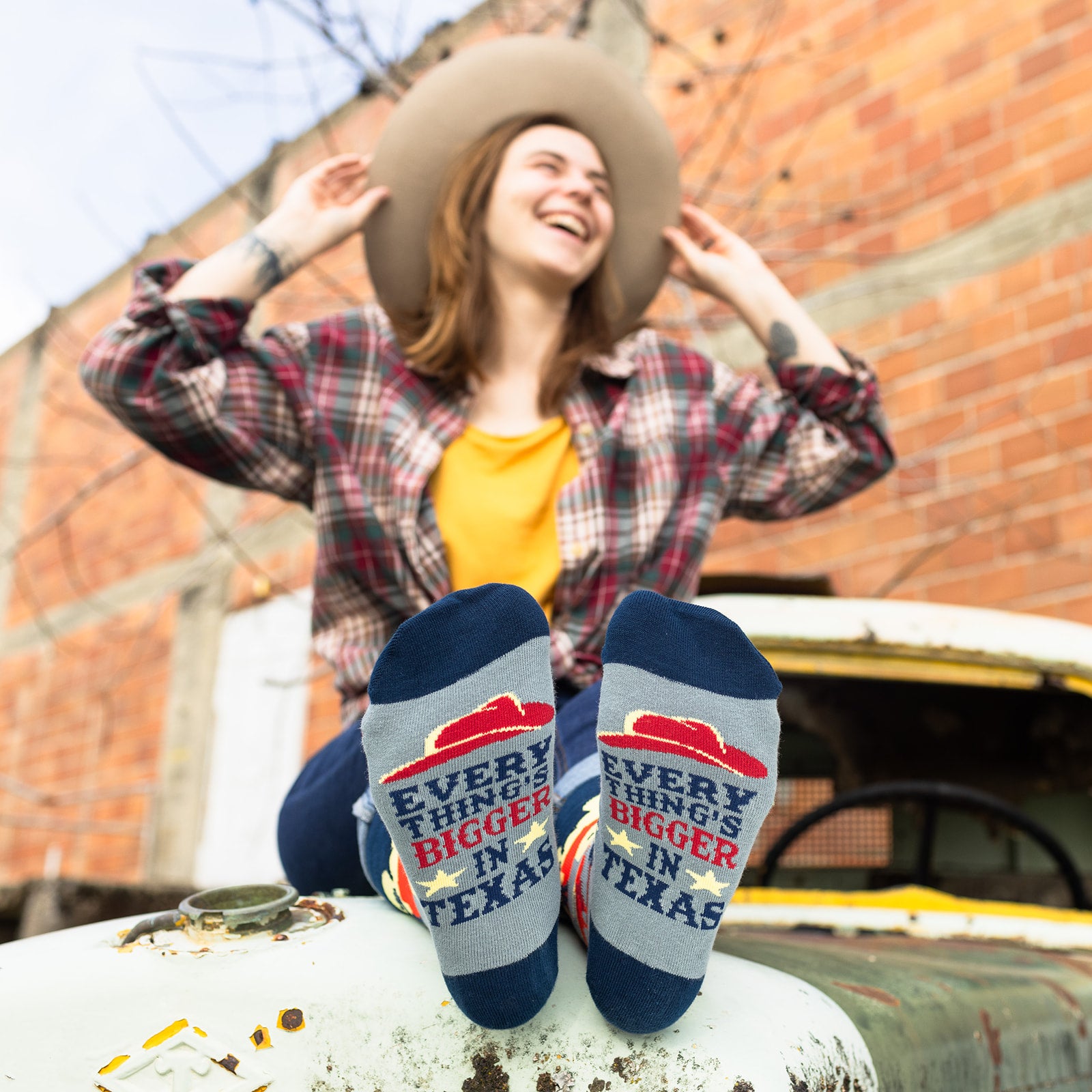 Everything's Bigger In Texas Socks