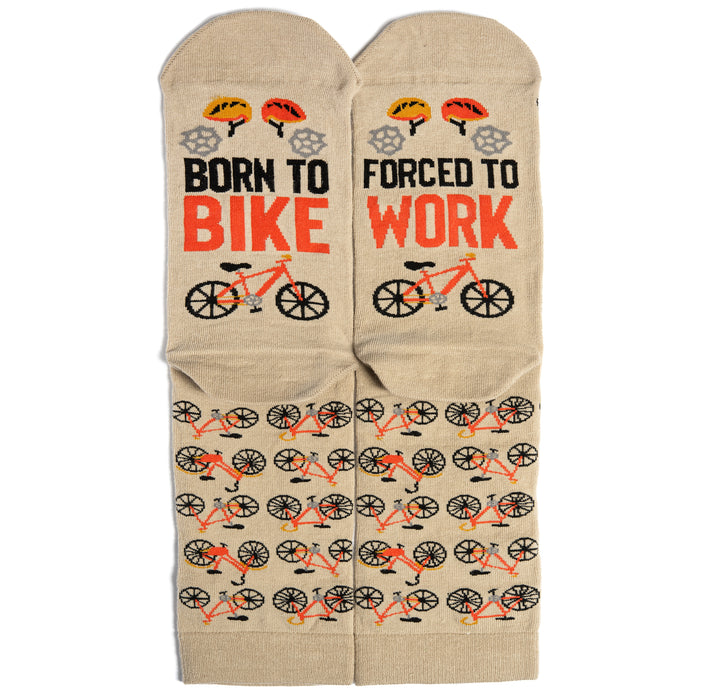 Born To Bike, Forced To Work Socks