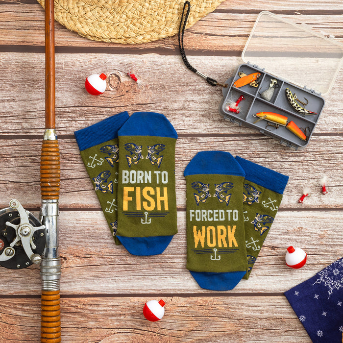 Born To Fish, Forced To Work Socks