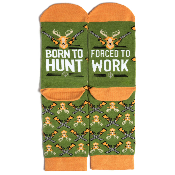 Born To Hunt, Forced To Work Socks