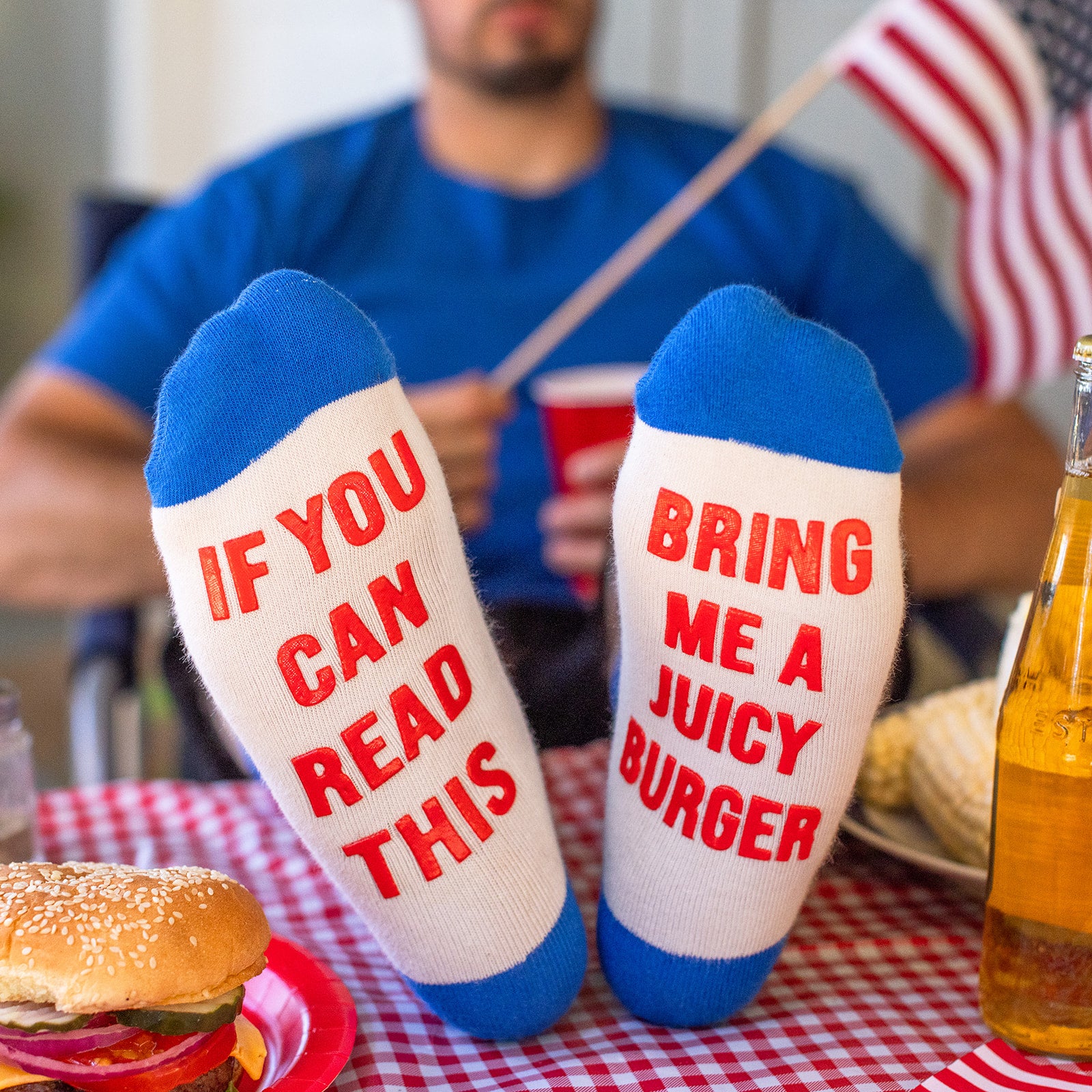 Bring Me A Burger Socks