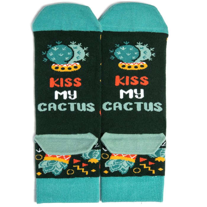 Kiss My Cactus Ankle Socks