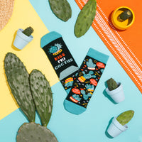 Kiss My Cactus Ankle Socks