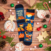 Camping Is In Tents Socks