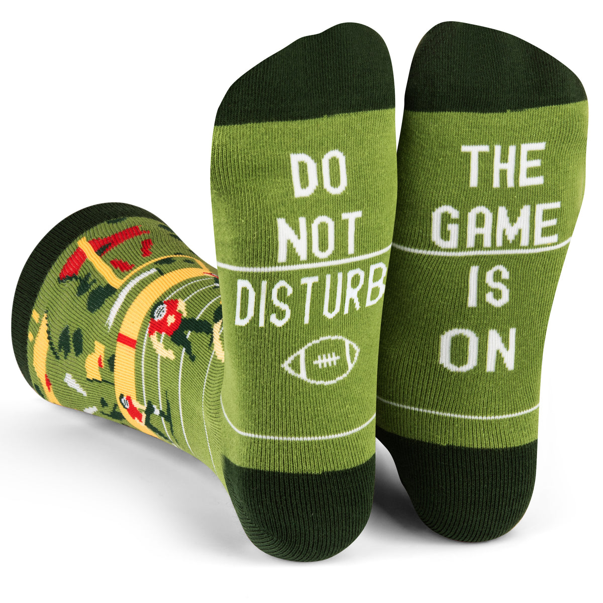 Do Not Disturb, The Game Is On Socks | Funny Gift For Football Fan — Lavley