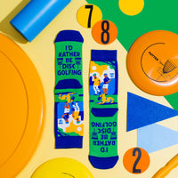 I'd Rather Be Disc Golfing Socks