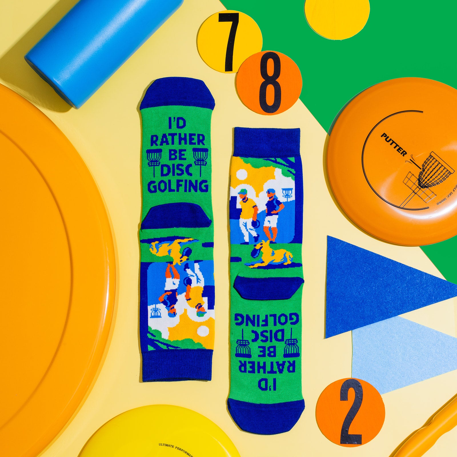 I'd Rather Be Disc Golfing Socks