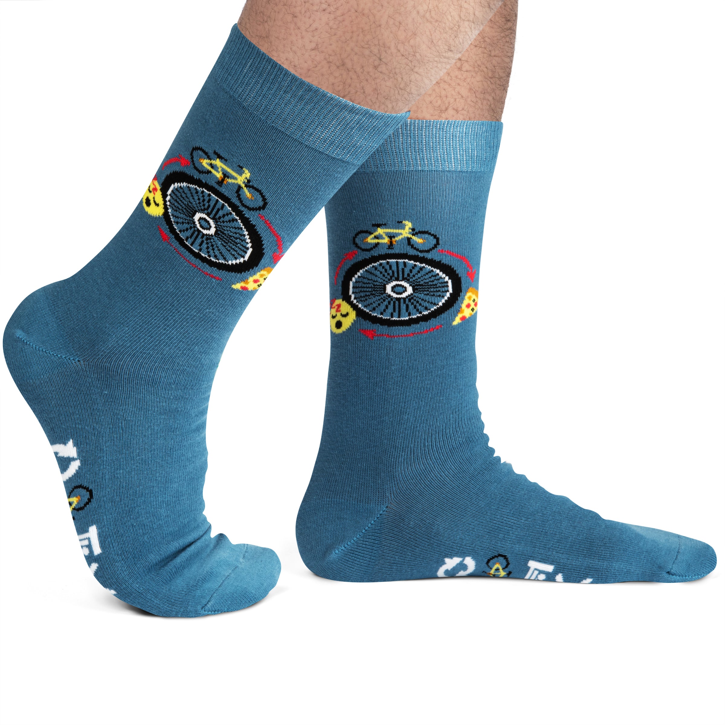 Eat, Sleep, Bike Repeat Socks