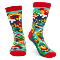 Fish More, Worry Less Socks
