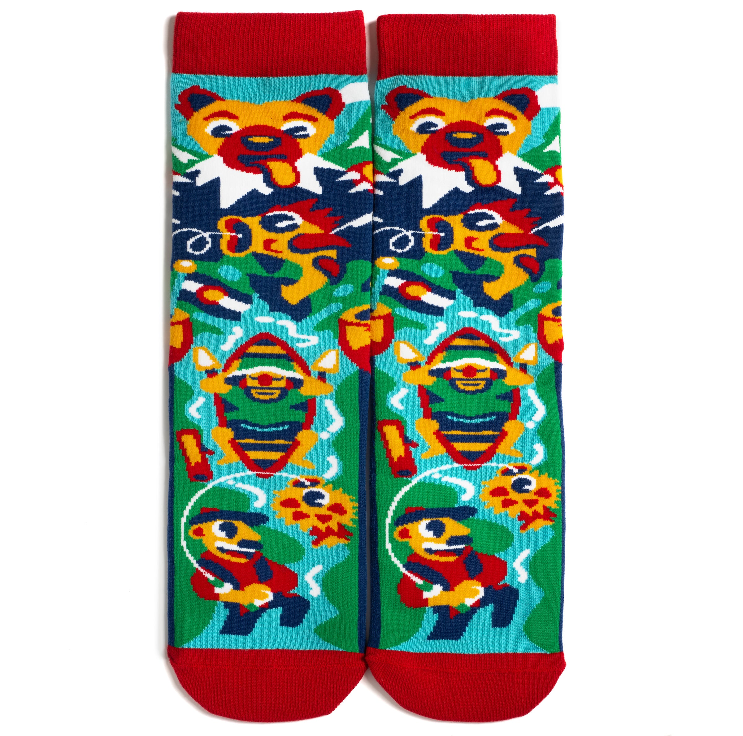 Fish More, Worry Less Socks