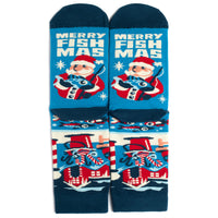 Merry Fishmas Socks