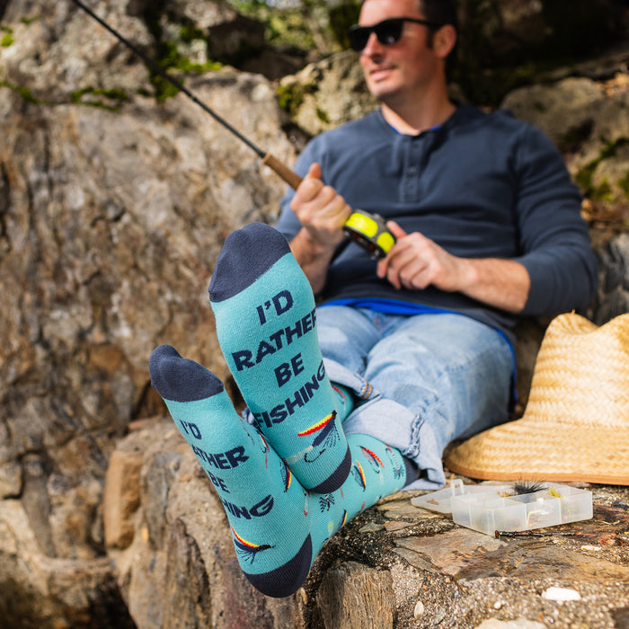 I'd Rather Be Fly Fishing Socks