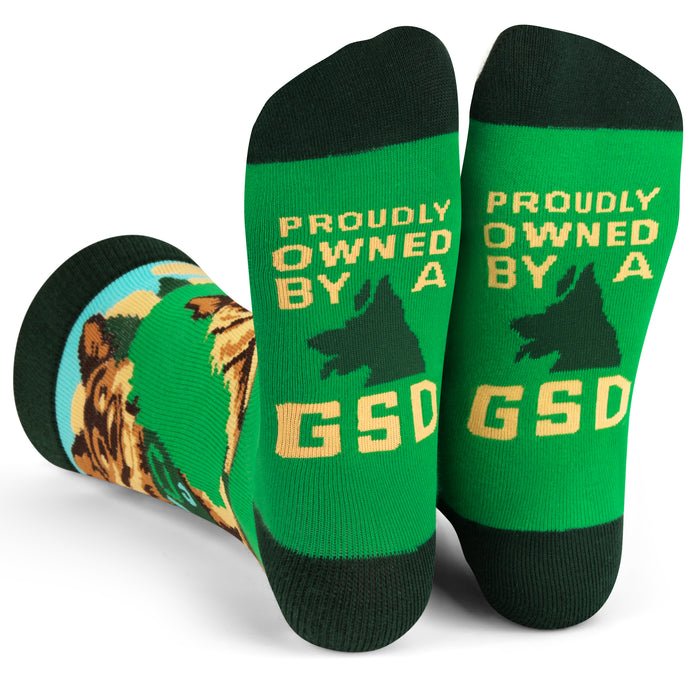 Proudly Owned By a German Shepherd Socks