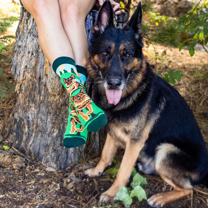 Proudly Owned By a German Shepherd Socks