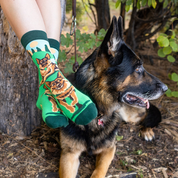 Proudly Owned By a German Shepherd Socks