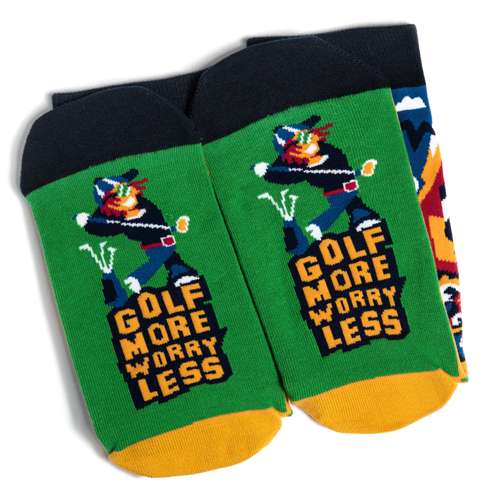Golf More, Worry Less Socks