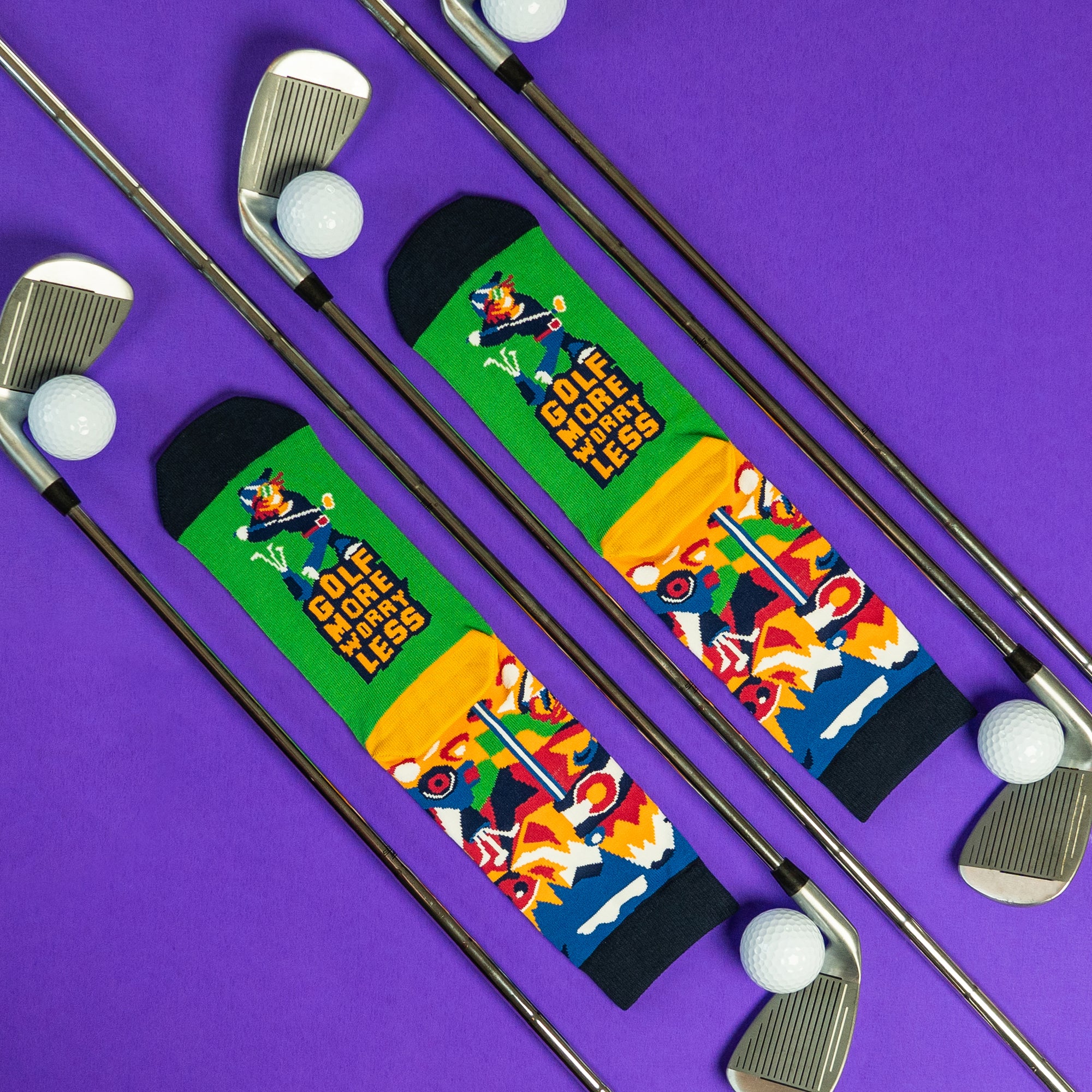 Golf More, Worry Less Socks