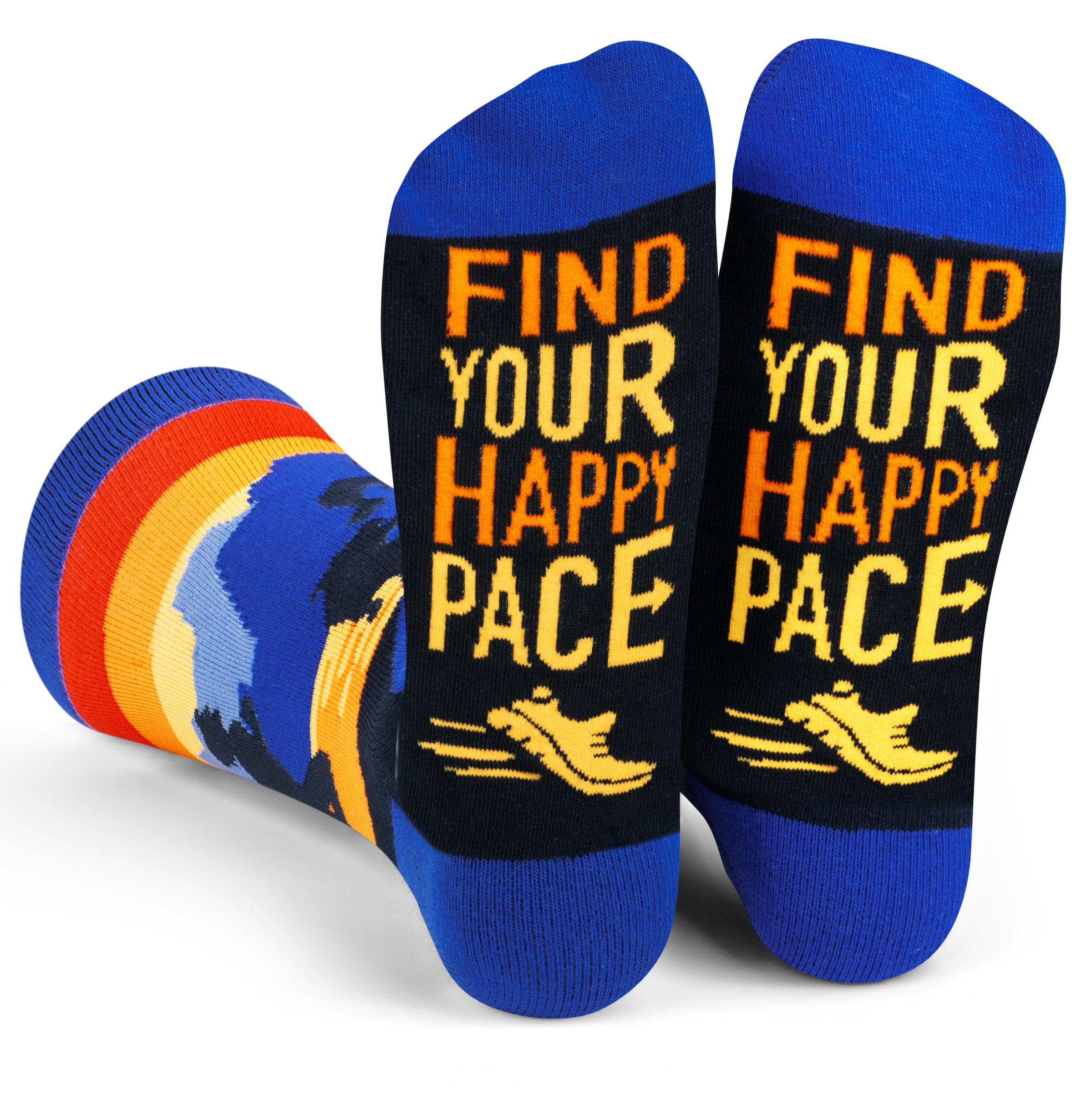 Find Your Happy Pace (Running) Socks