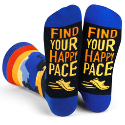 Find Your Happy Pace (Running) Socks