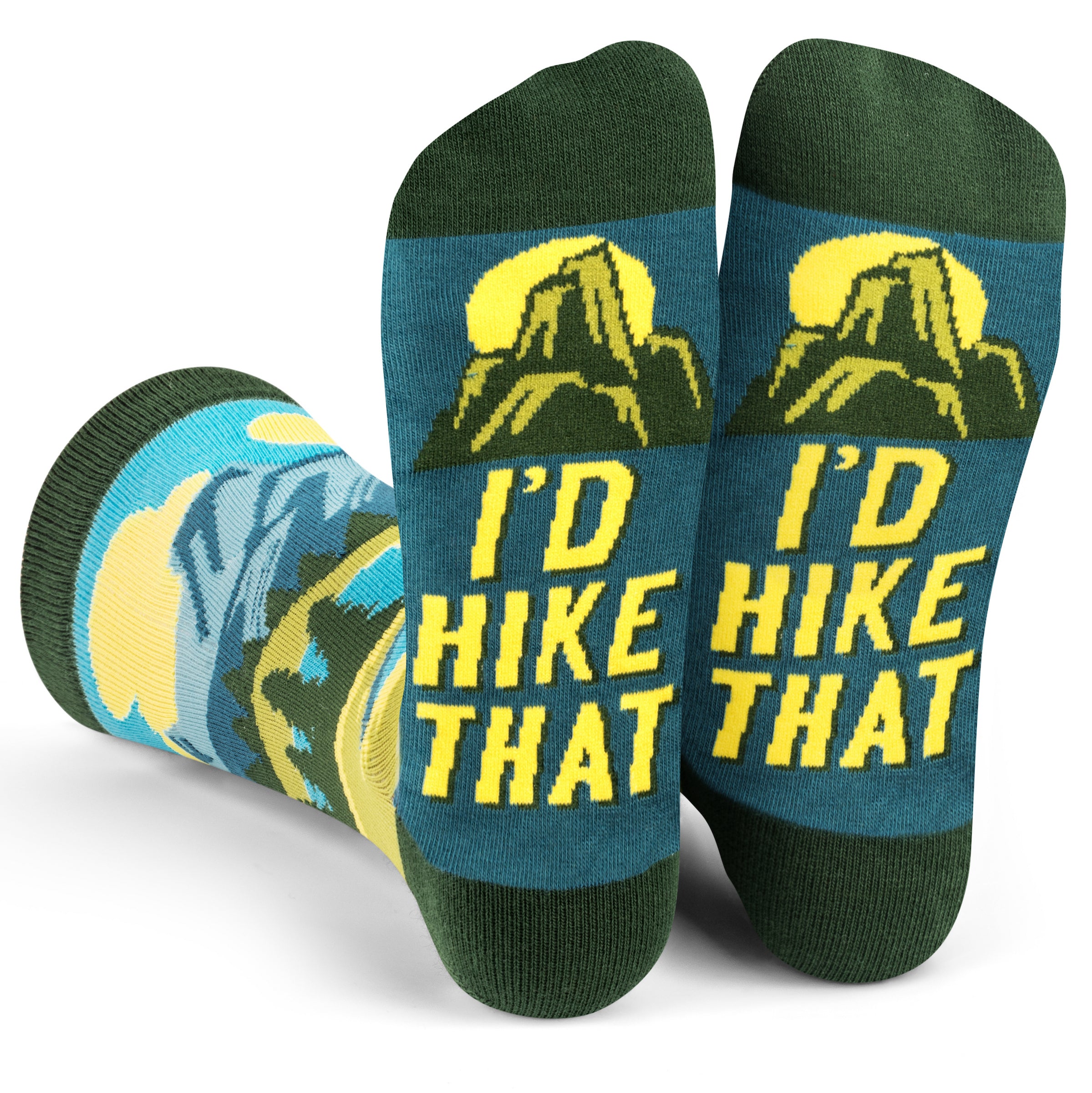 I'd Hike That Socks Unisex Gift for Hikers