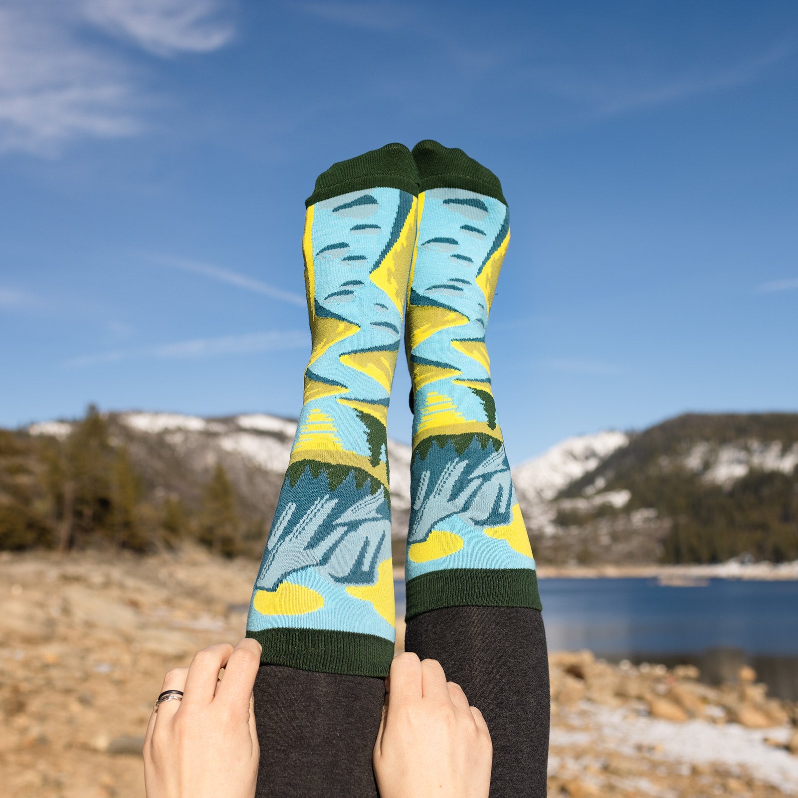 I'd Hike That Socks Unisex Gift for Hikers