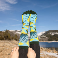 I'd Hike That Socks Unisex Gift for Hikers