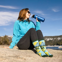 I'd Hike That Socks Unisex Gift for Hikers