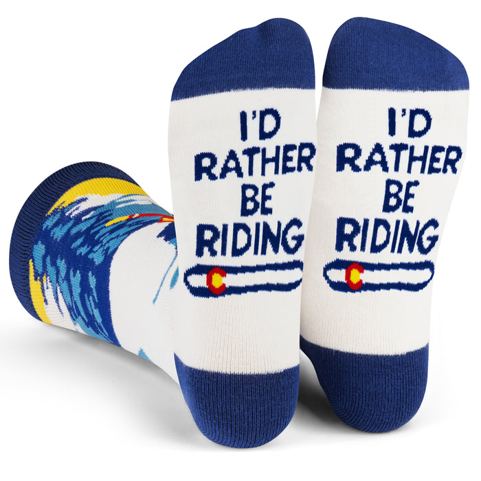 I'd Rather Be Riding Socks (CO Edition)