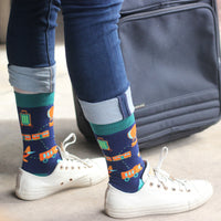 I'd Rather Be Traveling Socks