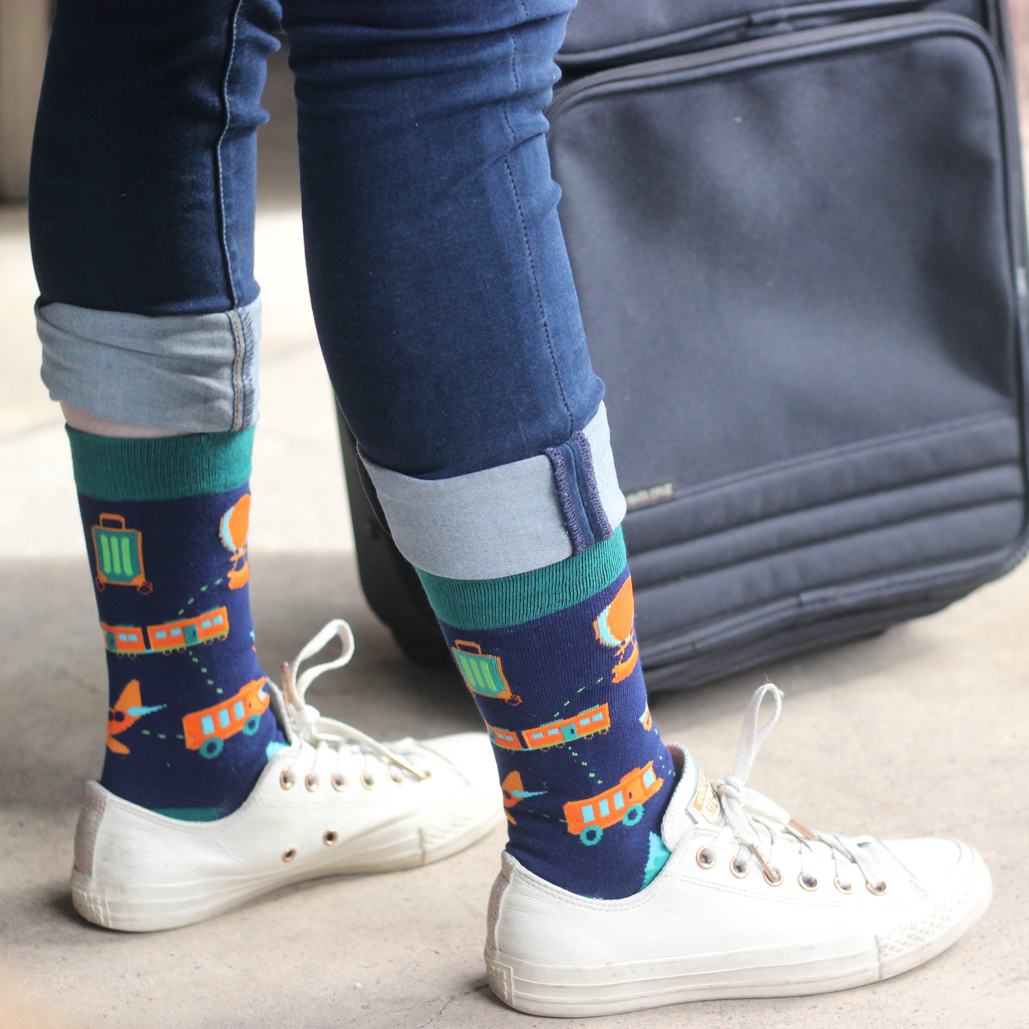 I'd Rather Be Traveling Socks