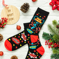 Superhero "F*ck Cancer" Socks