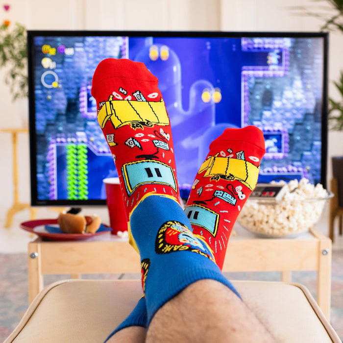 I Paused My Game To Be Here Socks