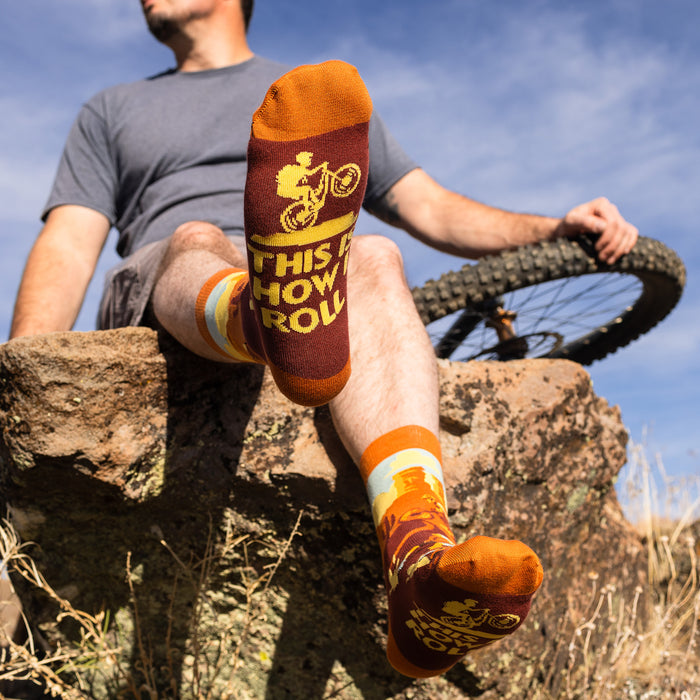 This Is How I Roll (Mountain Biking) Socks — Lavley