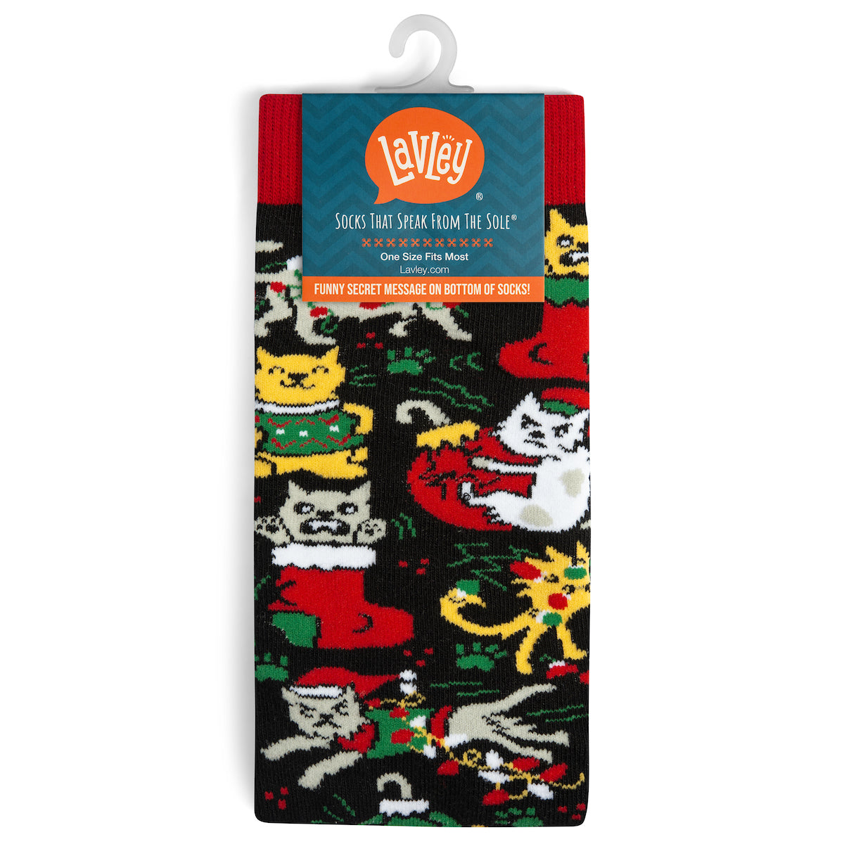 Here Comes Santa Claws Socks