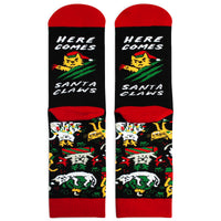 Here Comes Santa Claws Socks