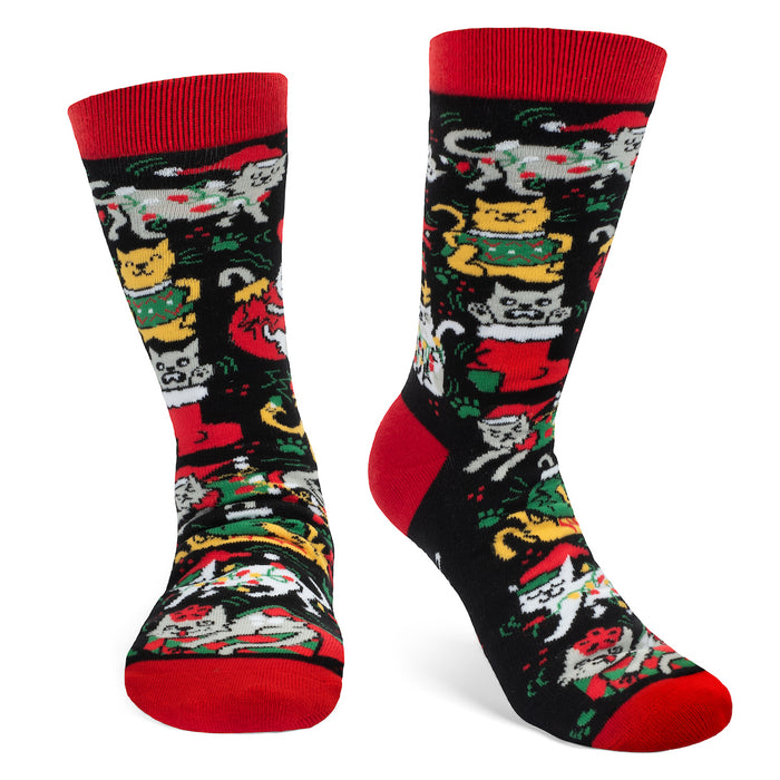 Here Comes Santa Claws Socks