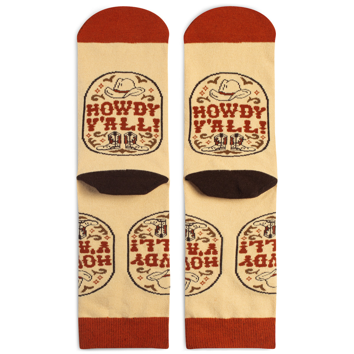 Howdy Y'all Country Western Socks
